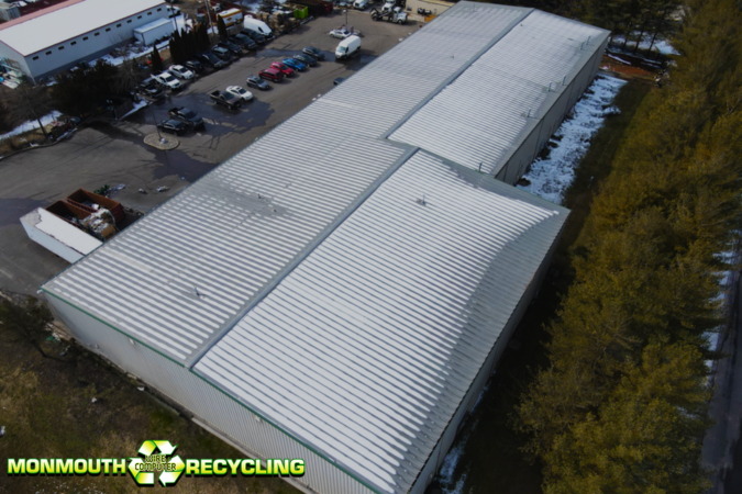 Monmouth Wire Computer Recycling’s facility for computer monitor recycling.